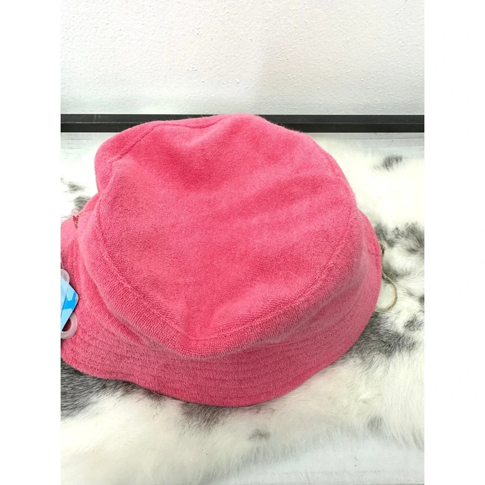Australian Open pink terry cloth bucket hat youth size kids NWT tennis AO